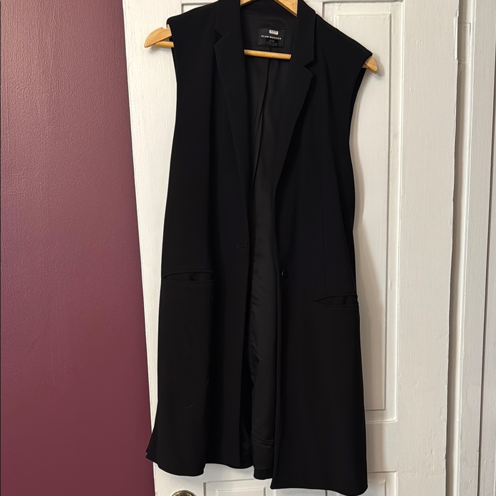 Club Monaco Dress Blazer Vest L